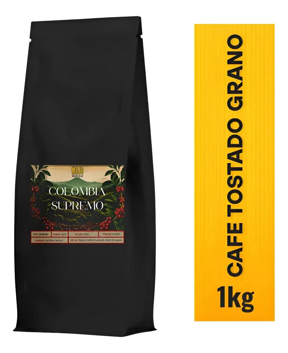 Cafe En Grano Mojo Colombia Supremo 1kg Cafe Colombia