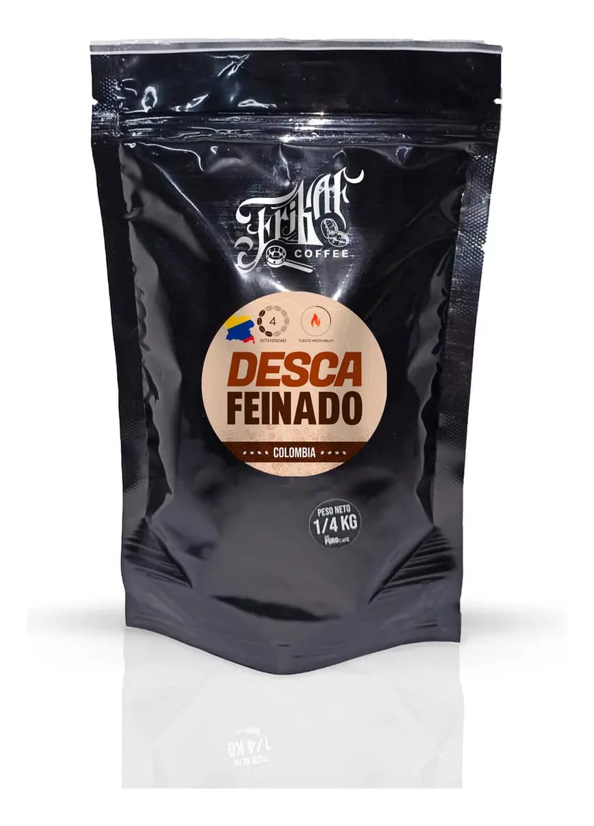 Café Tostado En Grano Descafeinado 250 Gramos Frikaf