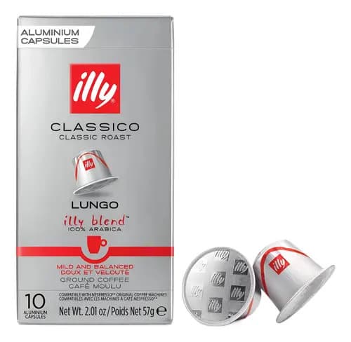 Capsulas Cafe Illy Nespresso®* Compatibles - Lungo