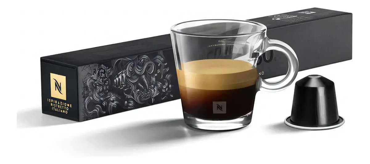 5 Cajas Capsulas Nespresso Ristretto Original +